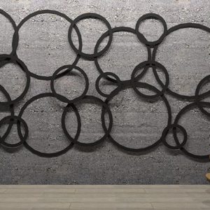 Adhesive Wall and Ceiling Panels Circles Artwork