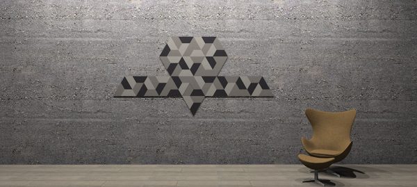 Adhesive Wall and Ceiling Panels Jointed Triangle