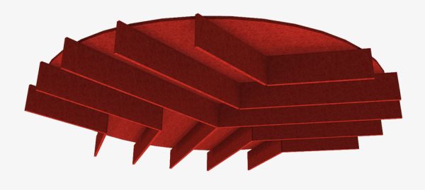 Acoustic Baffles 120 Degree Sparse