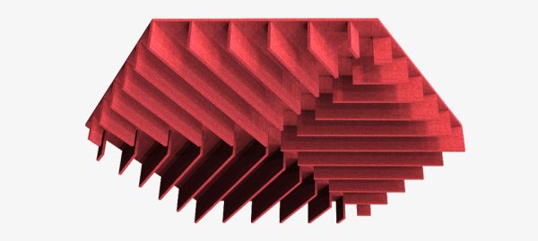 Acoustic Baffles Hexagon Fins